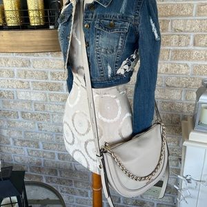 Michael Kors cream crossbody bag New with tags!